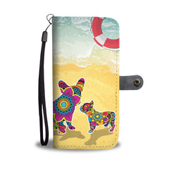 Happy Puppin Day At The Beach Phone Case Wallet