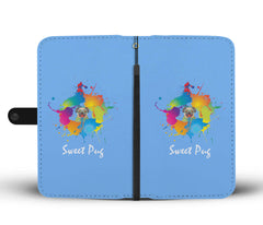 Happy Puppin Sweet Pug Phone Case Wallet