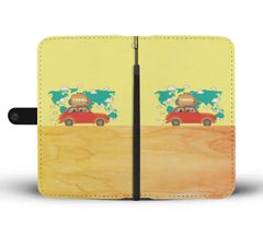 Happy Puppin Travel Phone Case Wallet