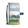 Image of Happy Puppin Green Bus Phone Case Wallet