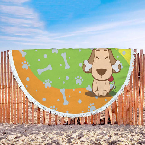 Happy Puppin Beach Blanket