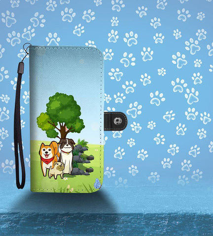 Happy Puppin 3 Puppin's Phone Case Wallet