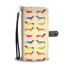 Happy Puppin Dachshund Phone Case Wallet
