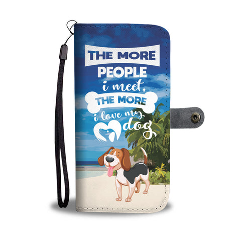 Happy Puppin Dog Love Phone Case Wallet