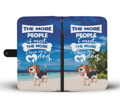 Happy Puppin Dog Love Phone Case Wallet