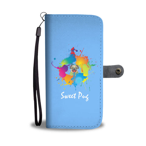 Happy Puppin Sweet Pug Phone Case Wallet