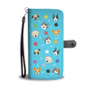 Image of Happy Puppin Blue Phone Case Wallet
