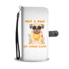 Image of Happy Puppin Pug Phone Case Wallet
