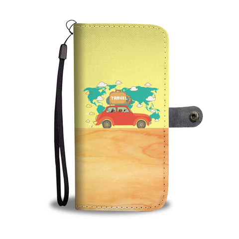 Happy Puppin Travel Phone Case Wallet
