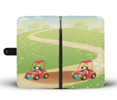 Happy Puppin Sunday Drive Phone Case Wallet