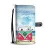 Image of Happy Puppin Green VW Phone Case Wallet