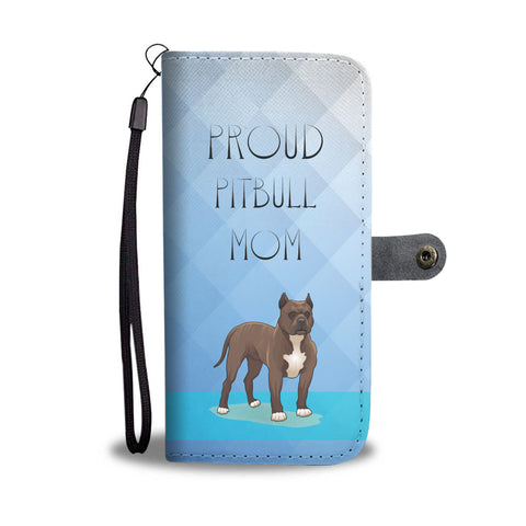 Happy Puppin Pitbull Mom Phone Case Wallet
