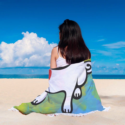 Pug Beach Blanket