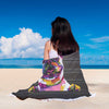 Image of I Love Pug Beach Blanket