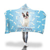 Image of Stay Happy French Bulldog Hooded Blanket