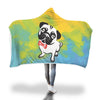 Image of Pug Hooded Blanket