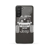 Image of A Girl Her Dog And Her Jeep Phone Case